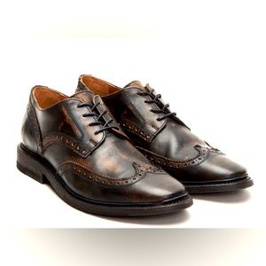 Frye Leather boot Paul Wingtip Men Sz 10.5 US NWOT